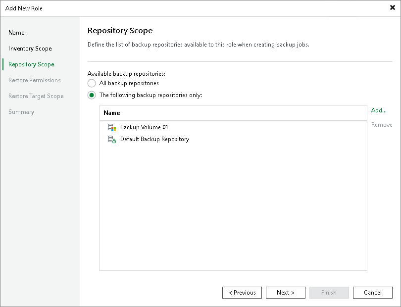 Step 4. Define Repository Scope