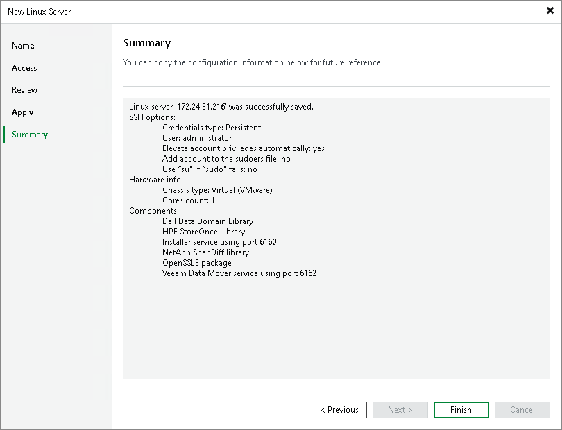 Step 6. Finish Working with Wizard