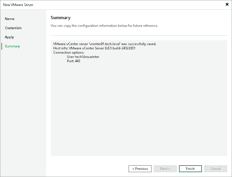 Step 5. Finish Working with Wizard