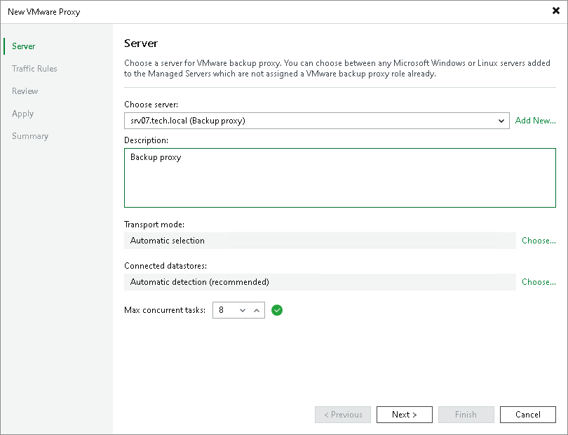 Step 2. Choose Server