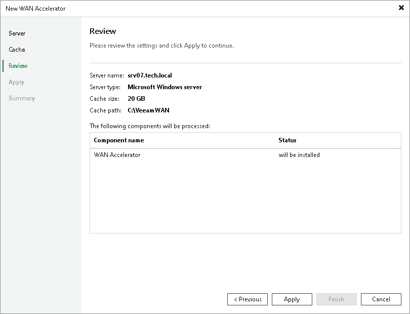 Step 4. Review Components