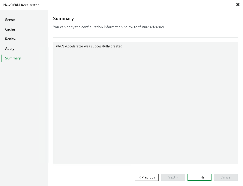 Step 6. Finish Working with Wizard