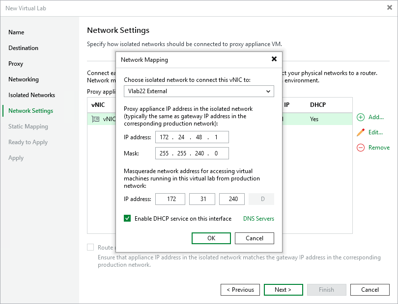 Step 7. Specify Network Settings