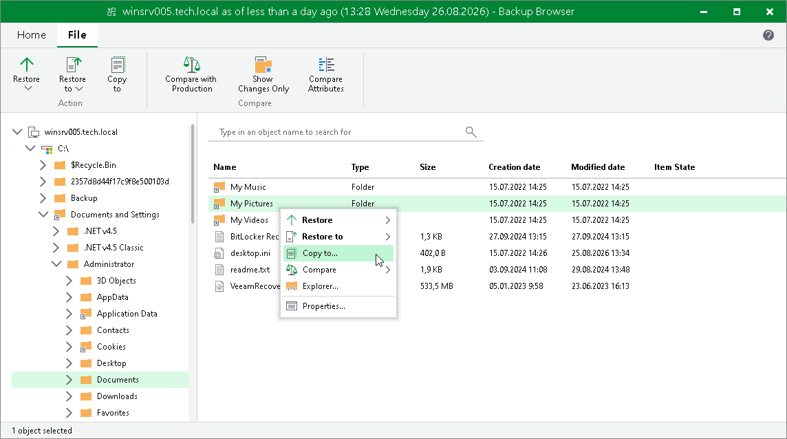 Copy Files and Folders to Console or Shared Folder