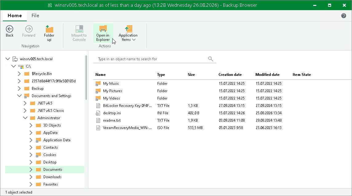 Open Microsoft Windows File Explorer