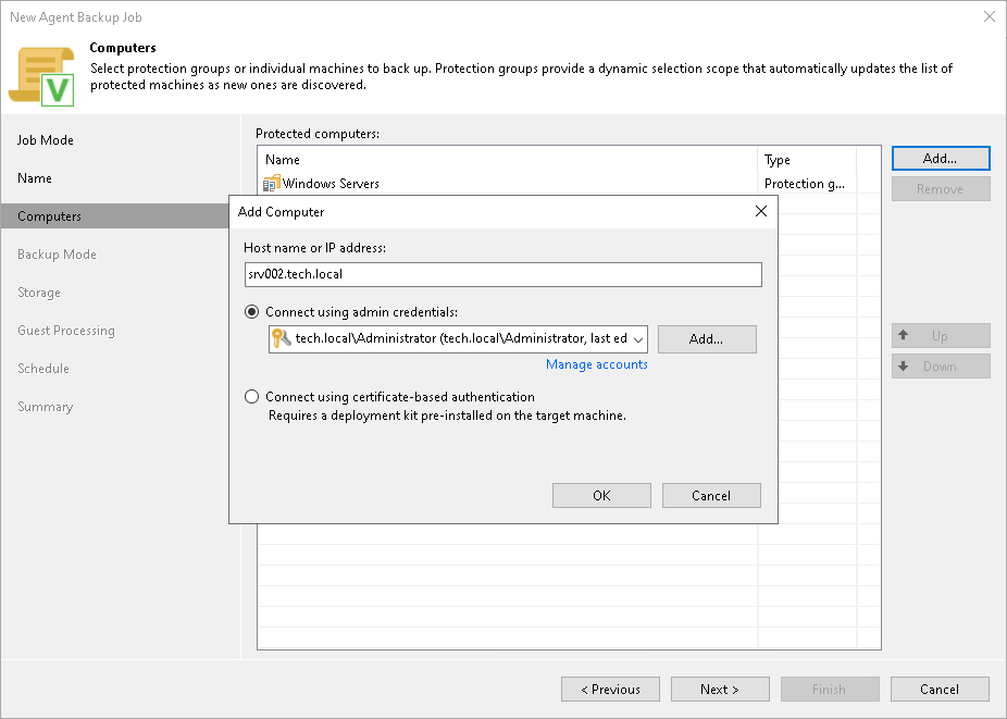 Step 4. Select Computers to Back Up