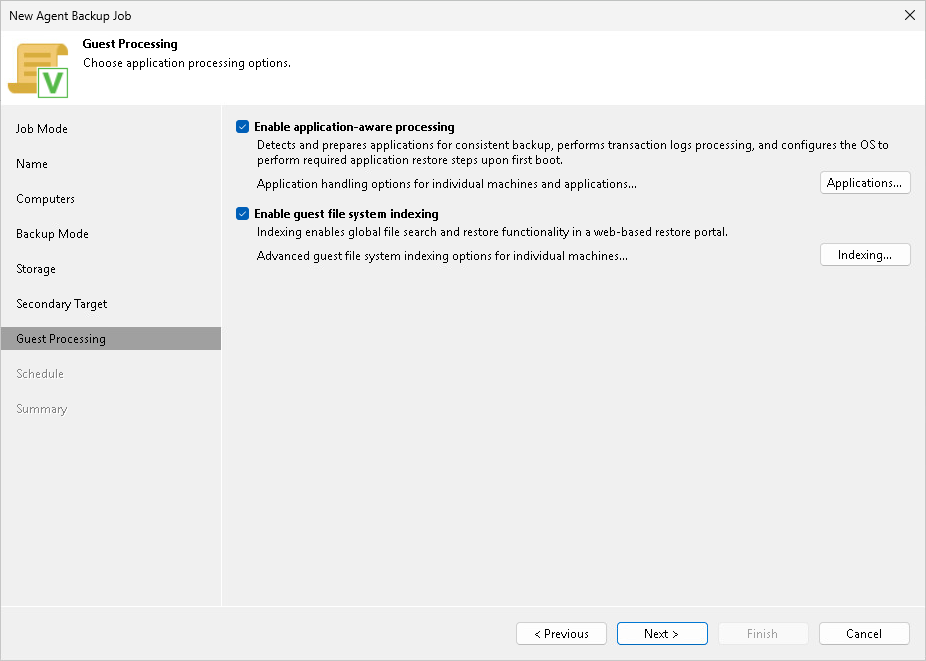 Step 10. Specify Guest Processing Settings