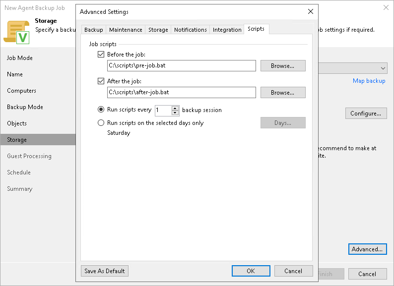 Script Settings