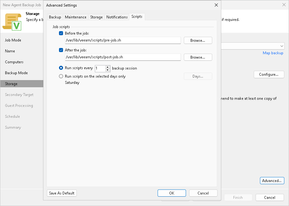 Script Settings