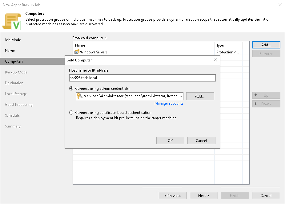Step 4. Select Computers to Back Up