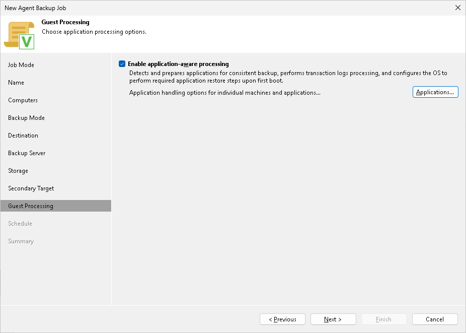 Step 11. Specify Guest Processing Settings