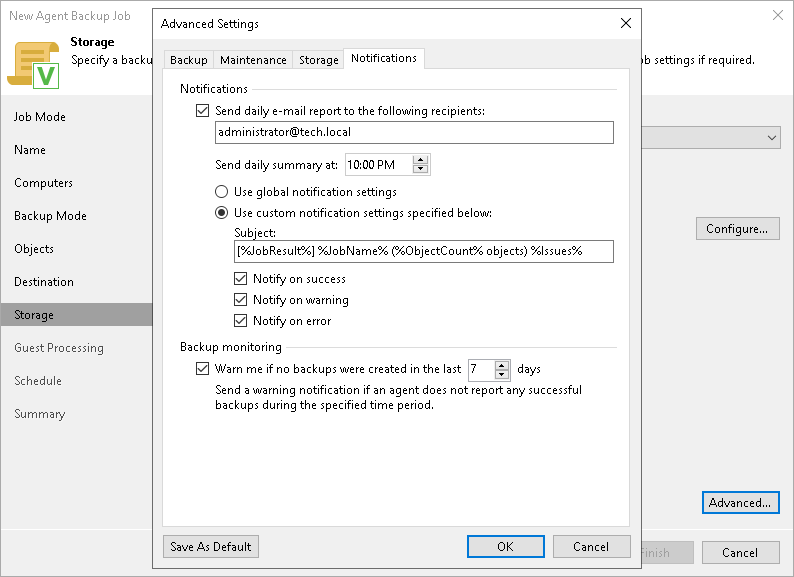 Notification Settings