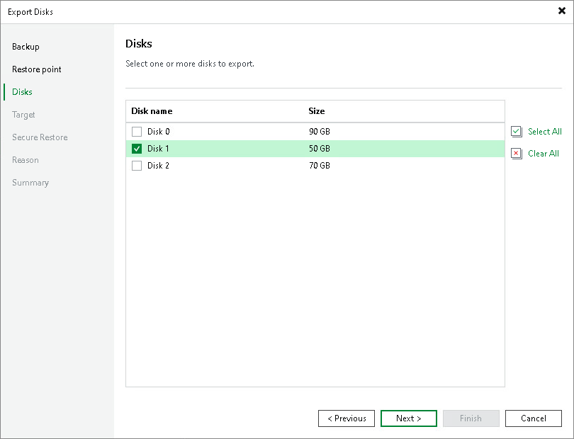 Step 4. Select Disks