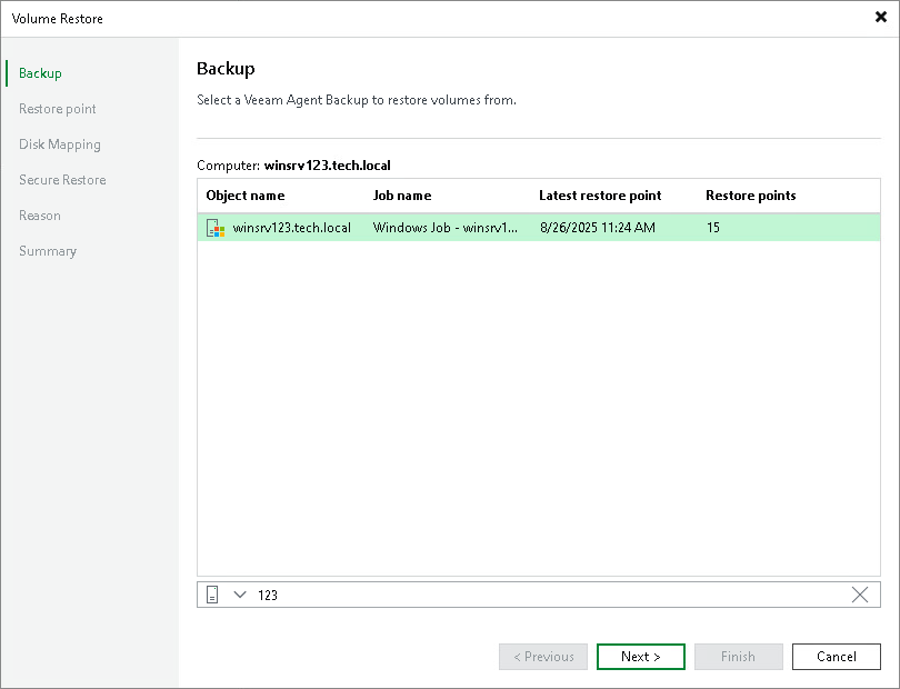 Step 2. Select Backup