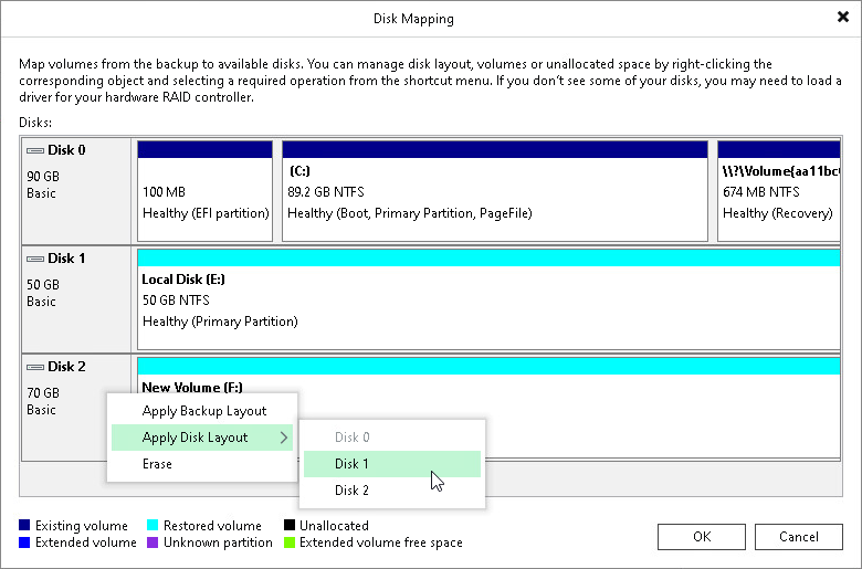 Step 4. Map Restored Disks