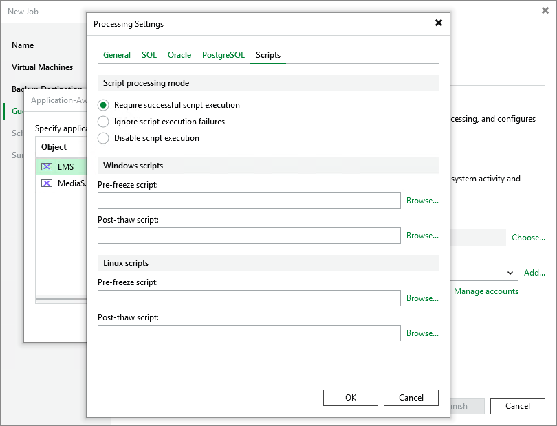 Pre-Freeze and Post-Thaw Scripts