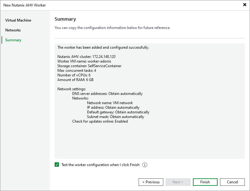 Step 4. Finish Working with Wizard