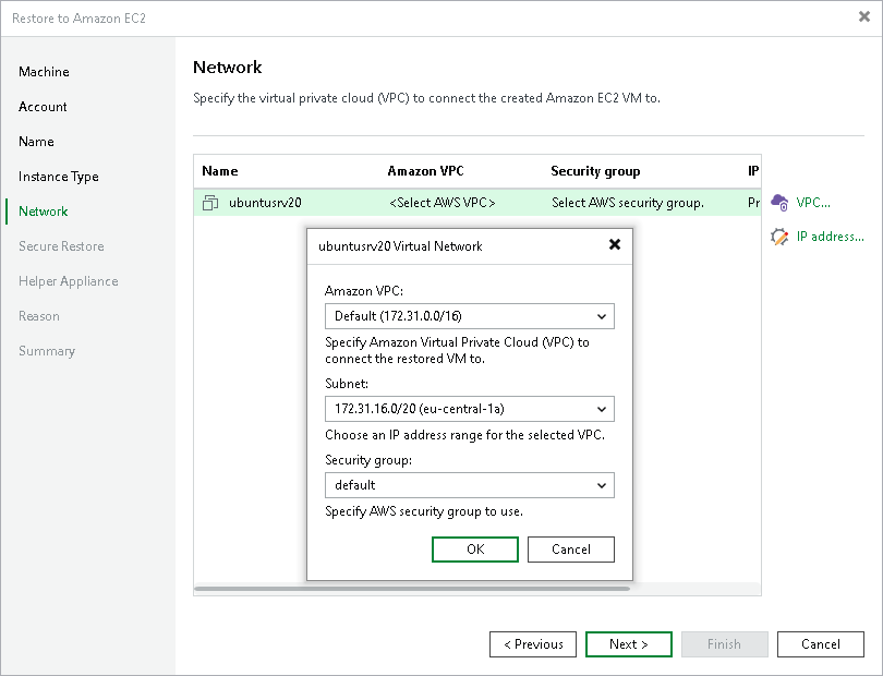 Step 6. Configure Network Settings