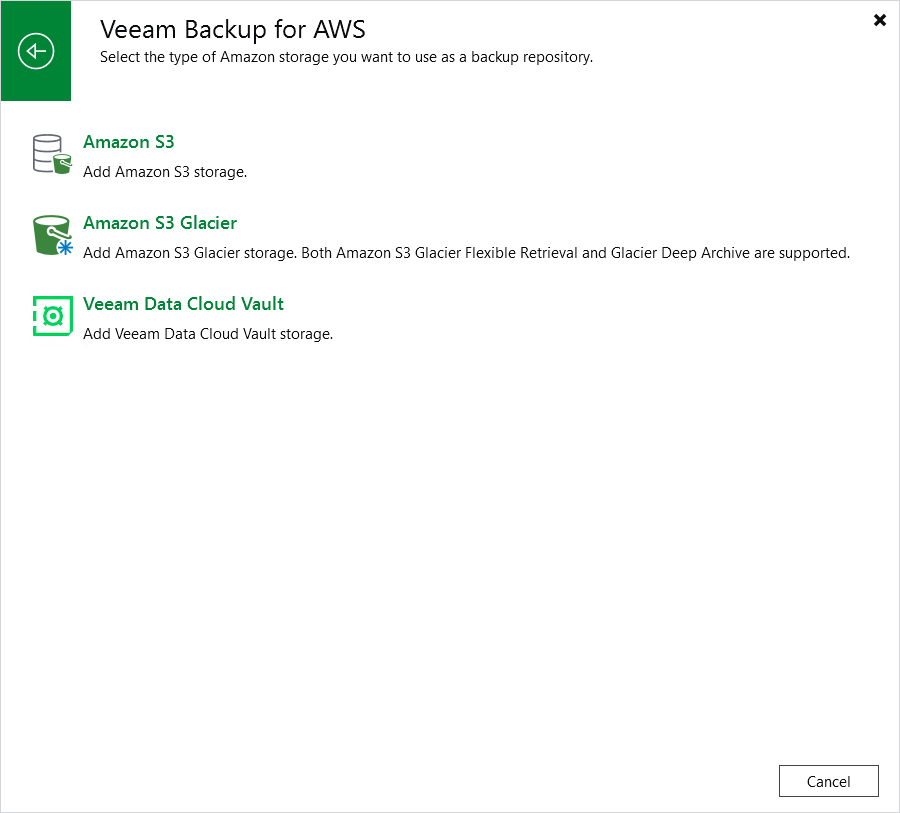 Step 1. Launch Add External Repository Wizard
