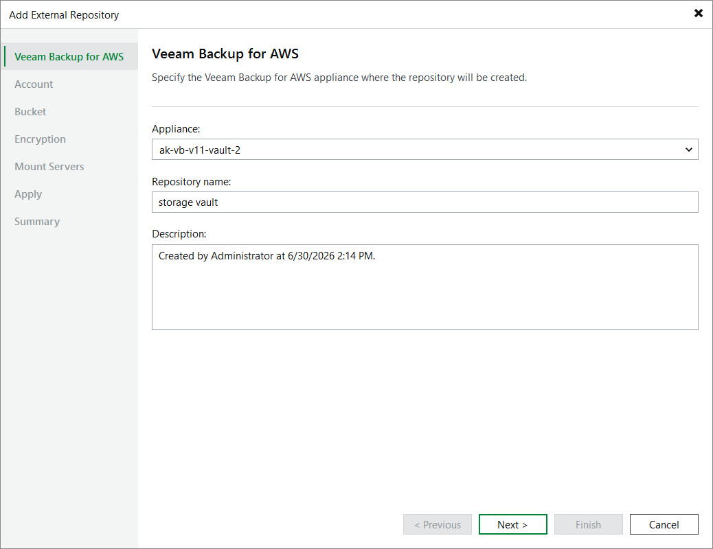 Step 2. Specify Repository Details