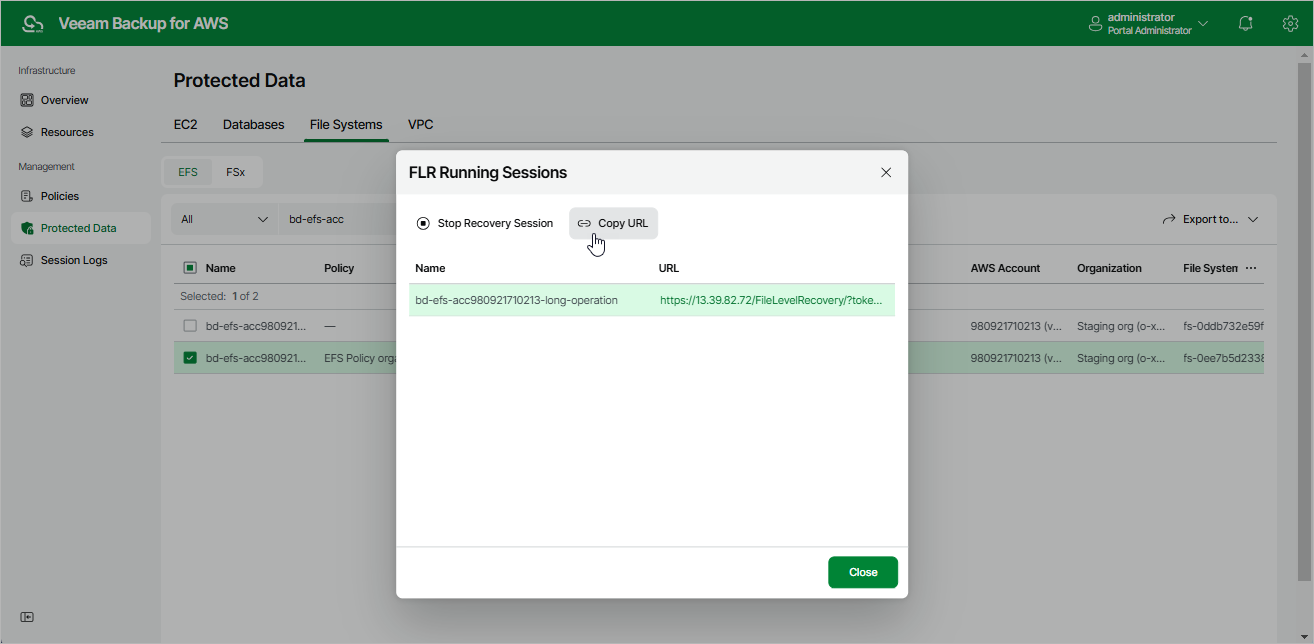 Restoring EFS Files and Folders