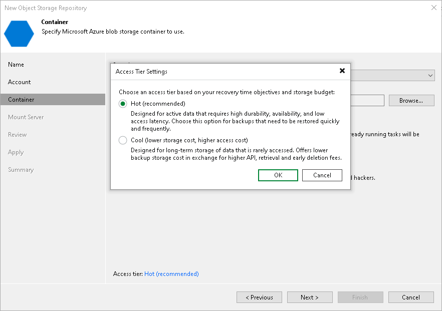 Step 4. Specify Object Storage Settings