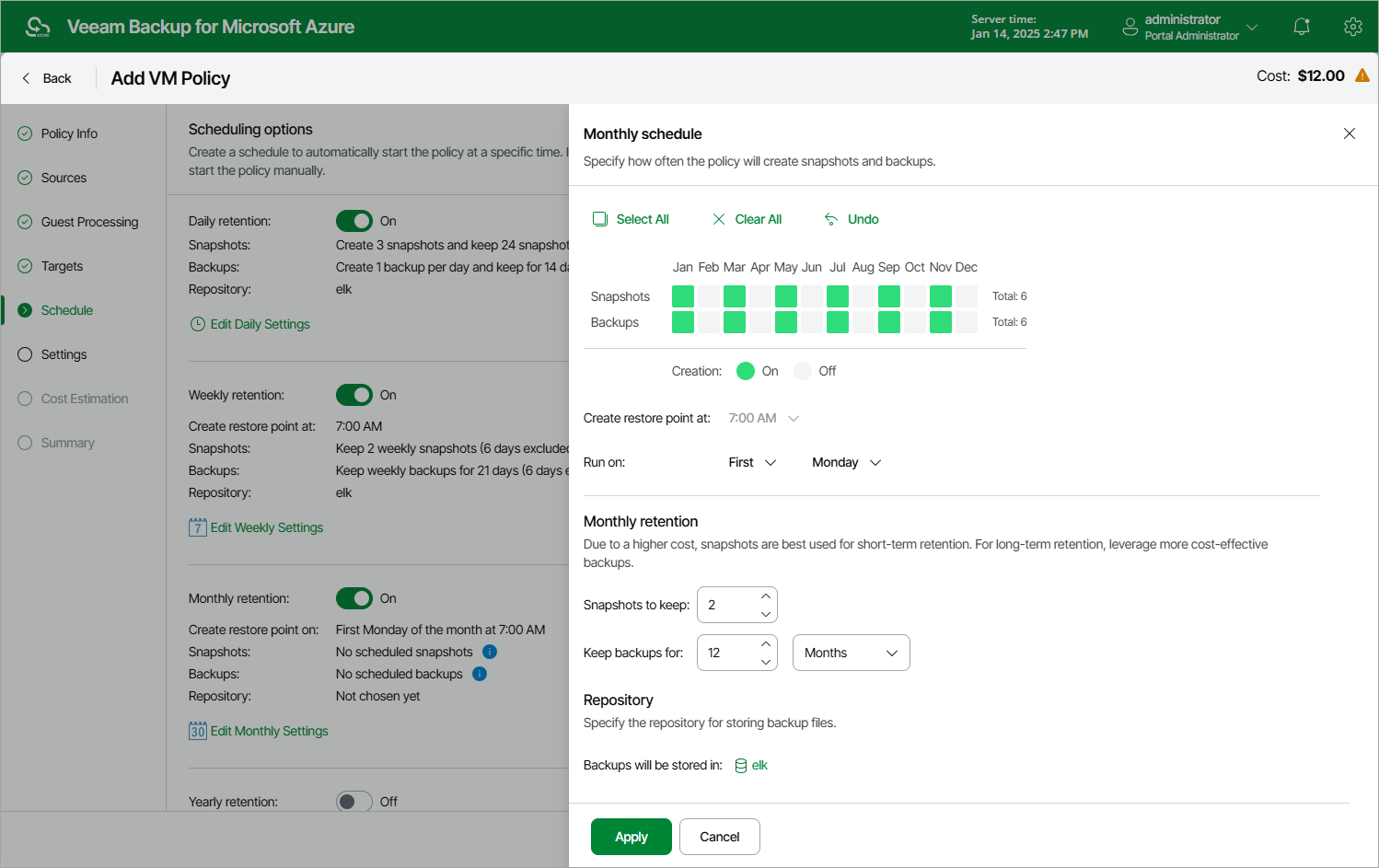 Enabling Backup Archiving