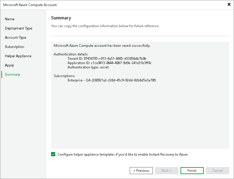 Step 7. Finish Working with Wizard