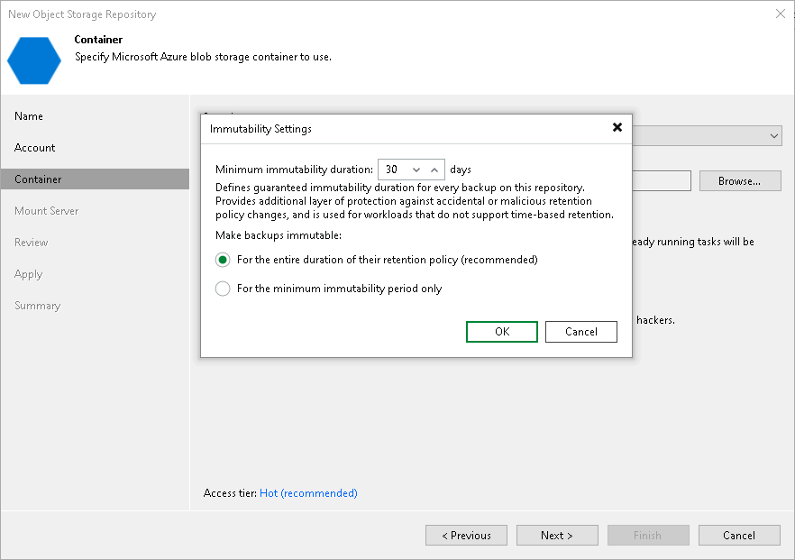 Step 4. Specify Object Storage Settings