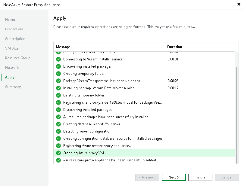 Step 8. Start Deployment