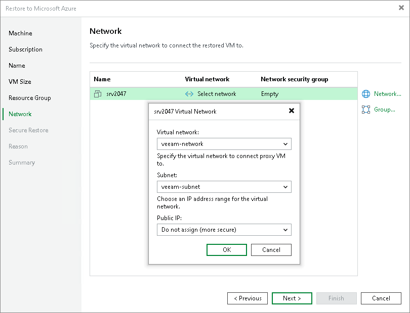 Step 7. Configure Network Settings