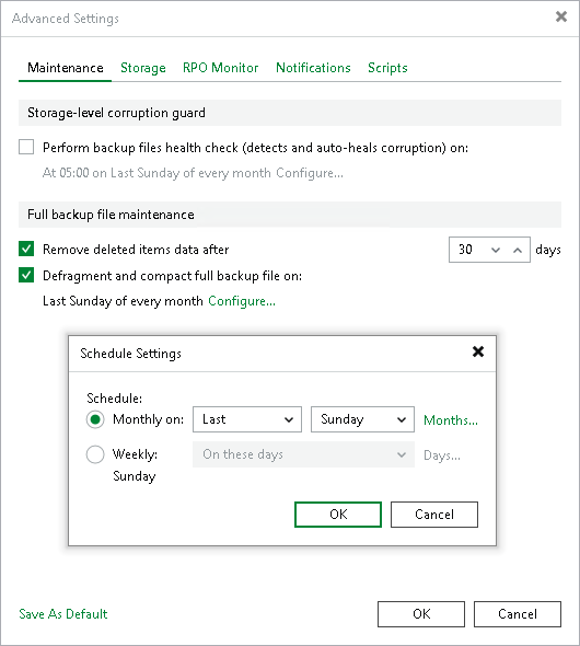 Compact of Full Backup File