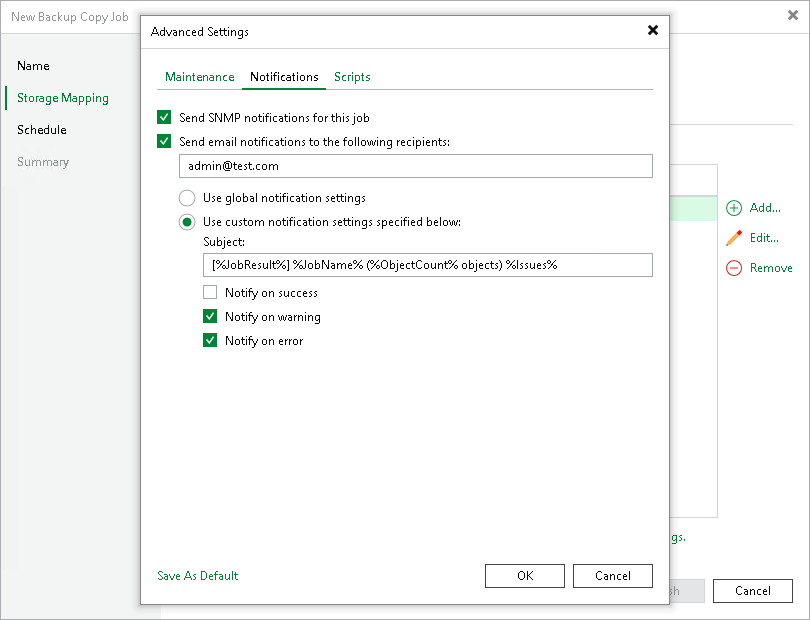 Notification Settings