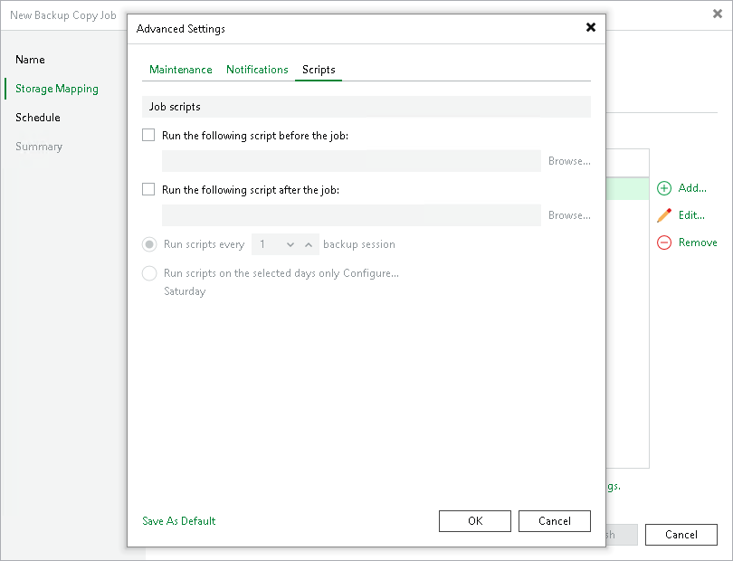 Script Settings