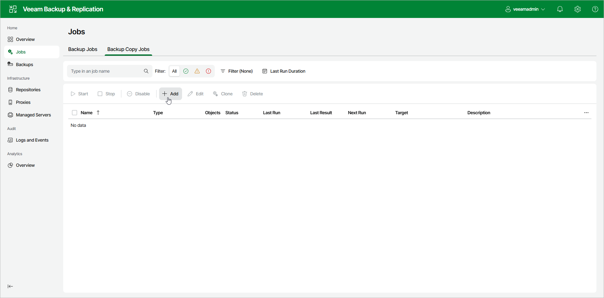 Step 1. Launch New Backup Copy Job Wizard