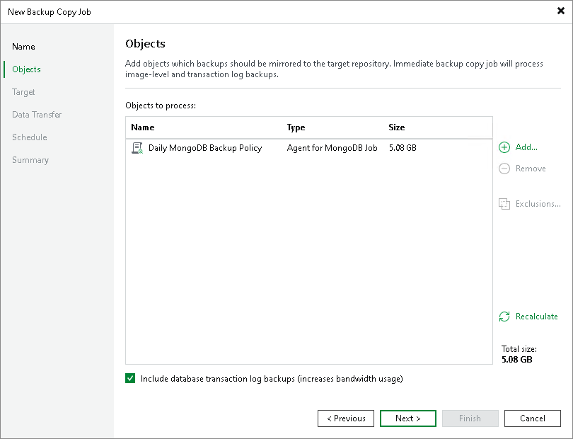 Step 3. Select Backups to Process
