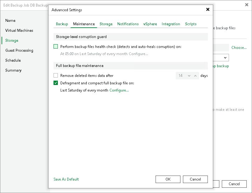 Compact of Full Backup File