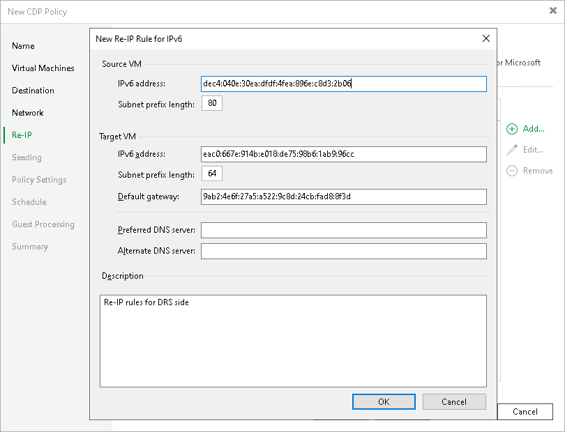 Step 8. Configure Re-IP Rules