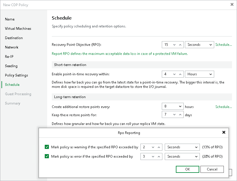 Step 12. Specify Replication Schedule
