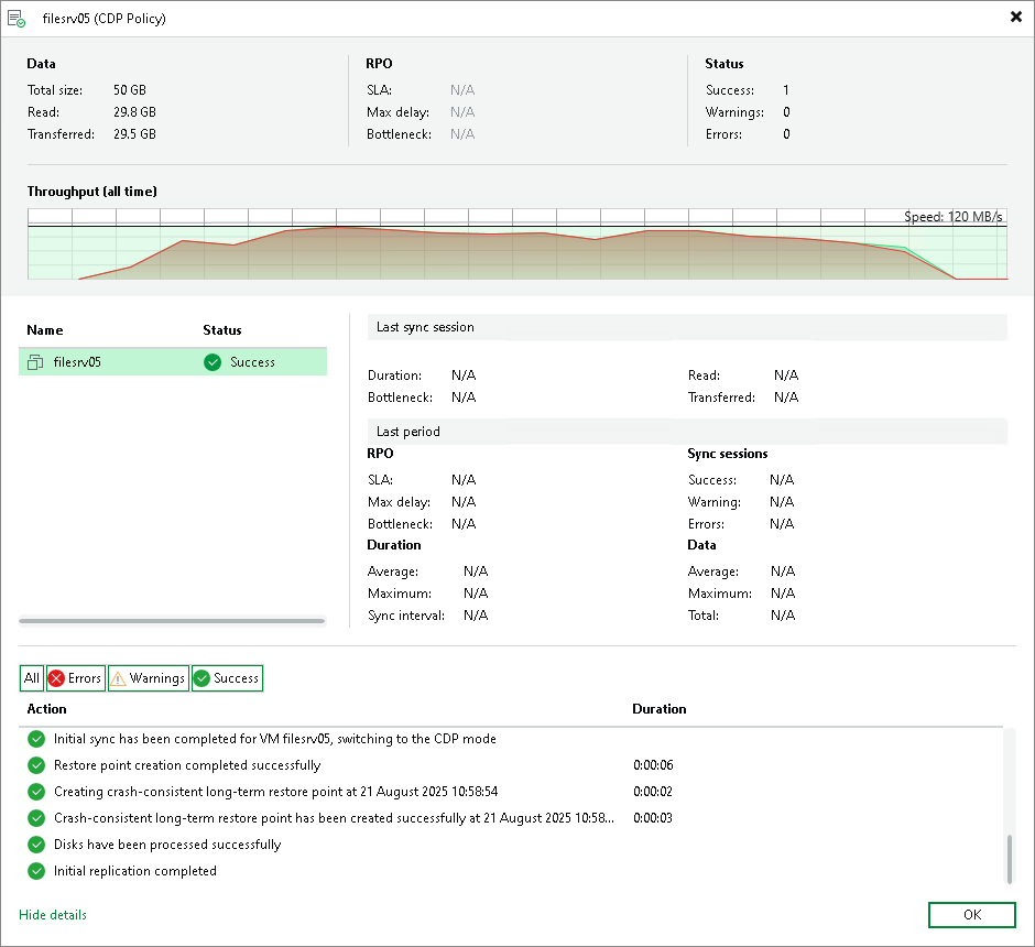 Viewing Session Statistics and Results