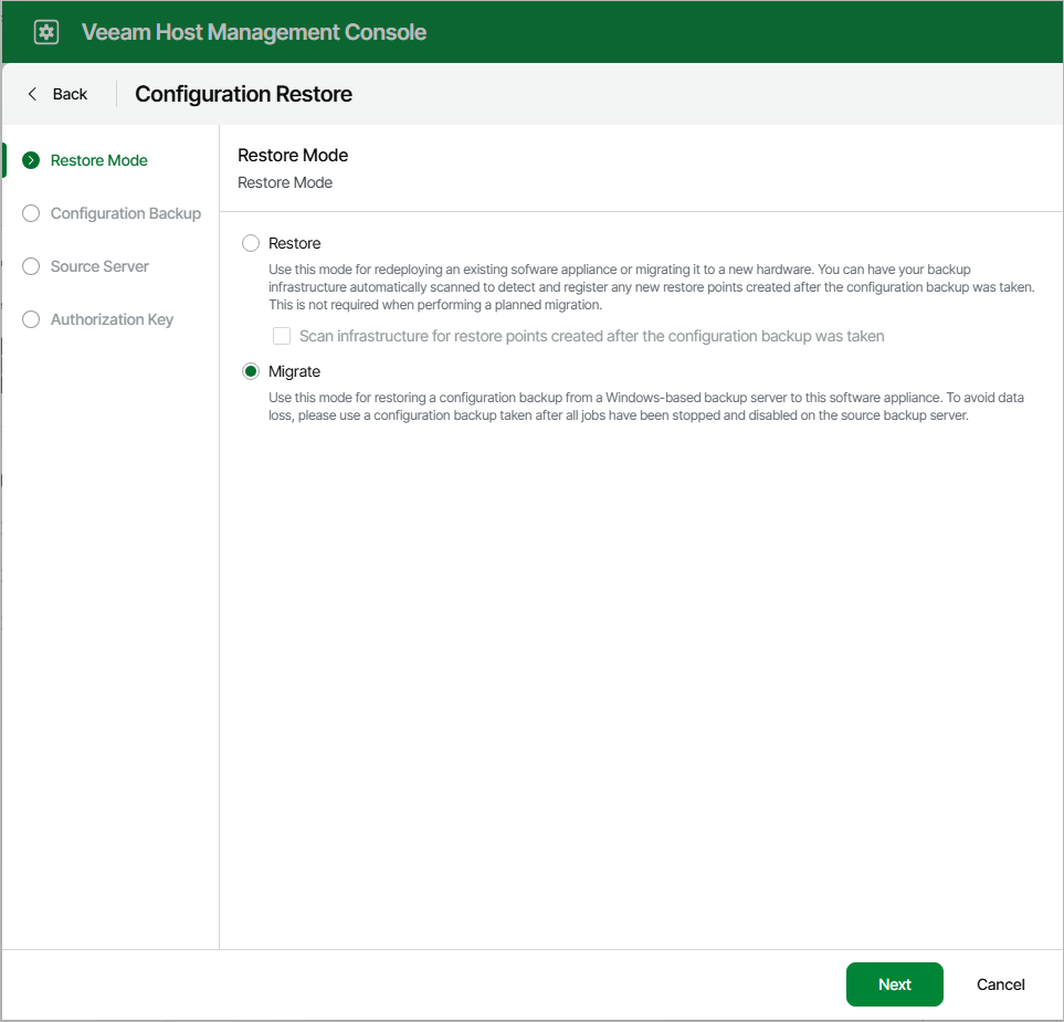 Migrating Veeam Backup & Replication to Linux-Based Backup Server