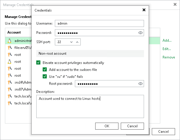 Creating SSH Credentials Using Console
