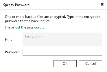 Step 1. Create Request for Key Restore