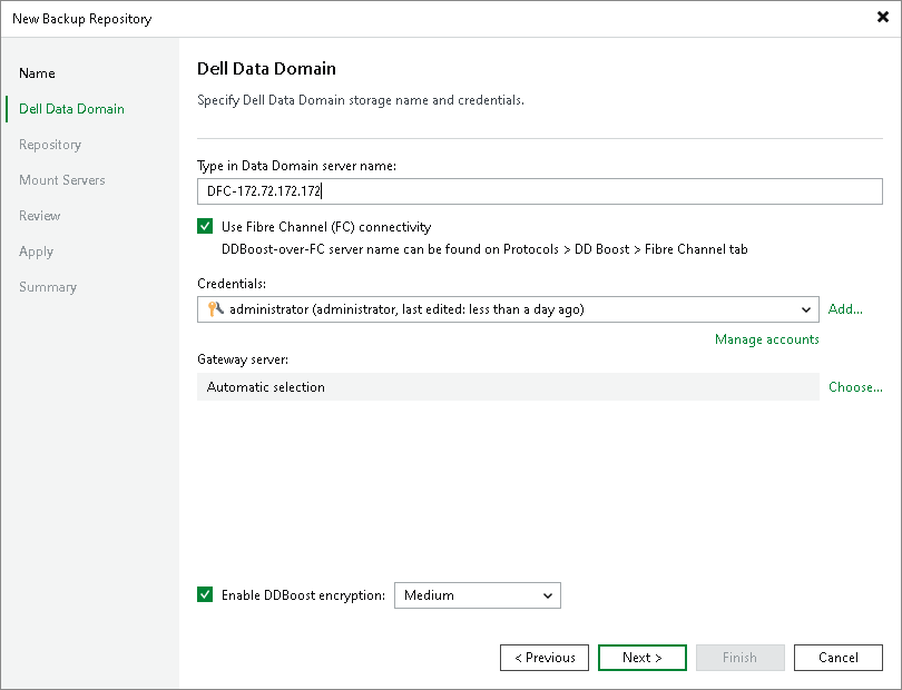 Step 3. Specify Server Settings