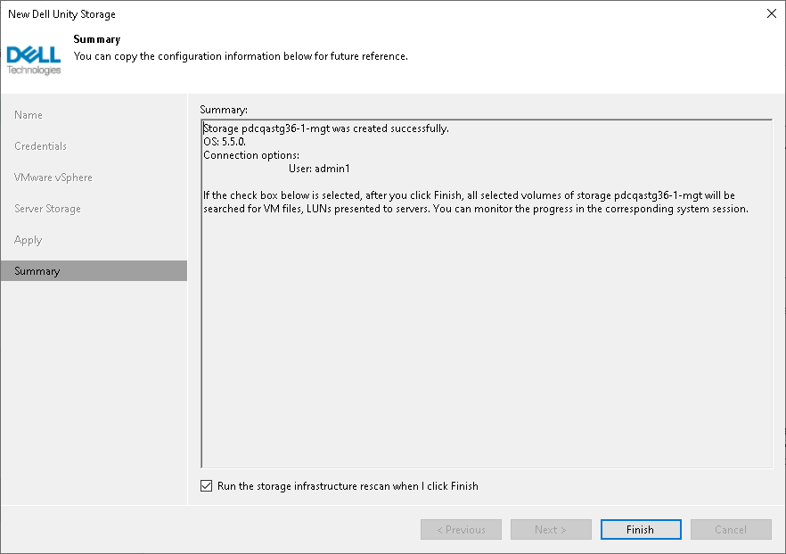 Step 7. Finish Working with Wizard