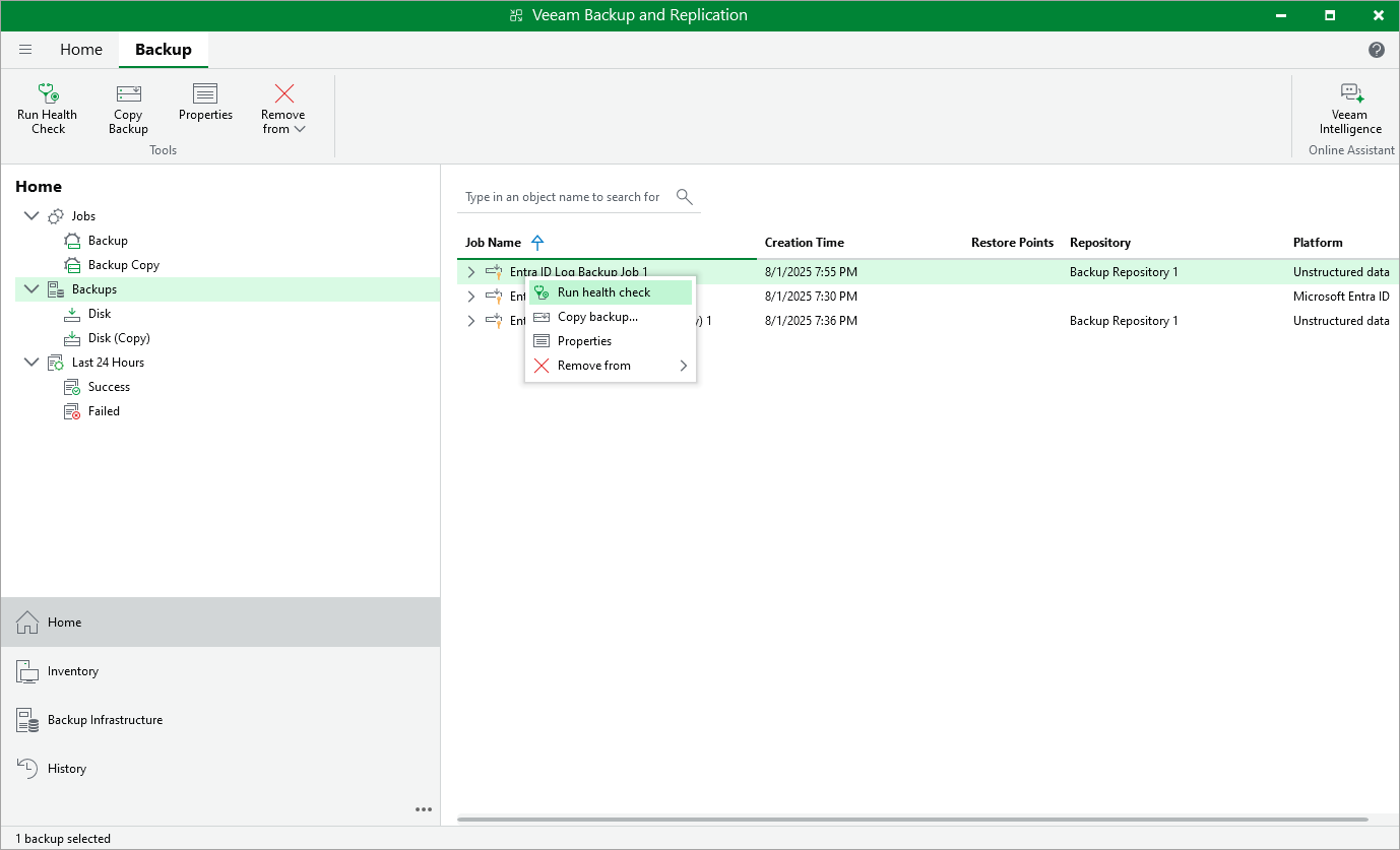 Launch Log Health Check