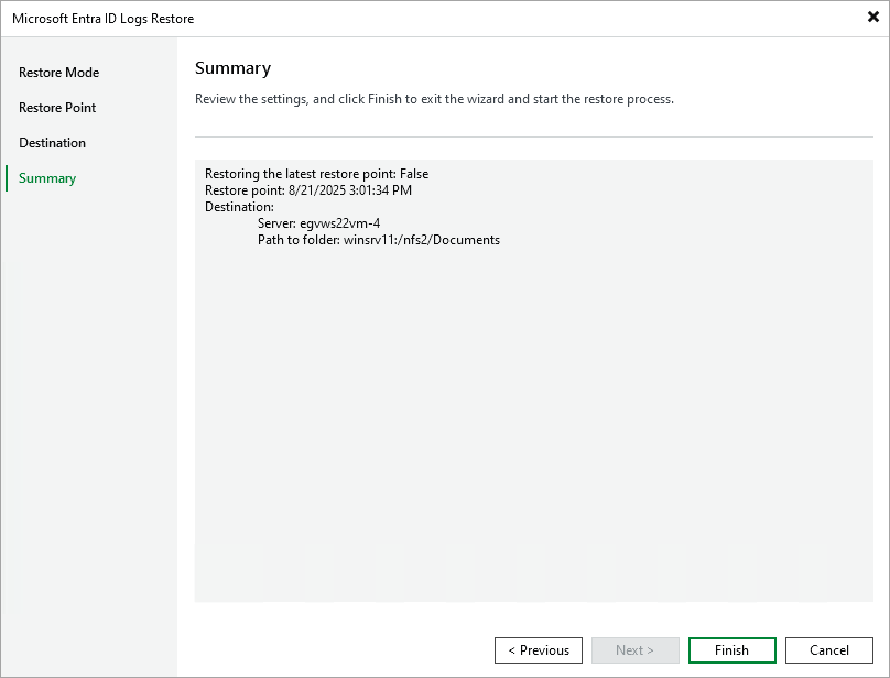 Step 6. Finish Working with Wizard
