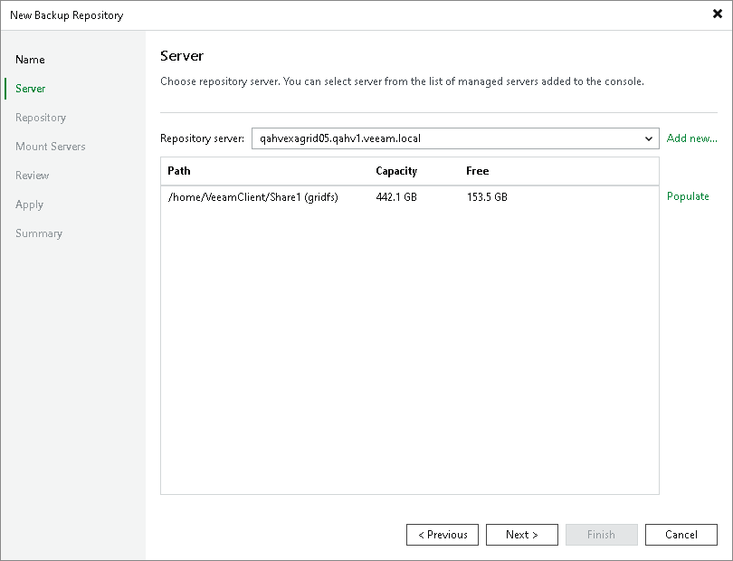 Step 3. Specify Server Settings