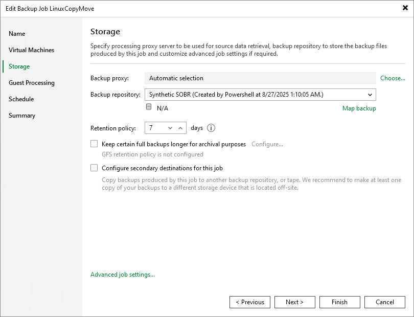 Upgrading Performance Extent to Hardened Repository