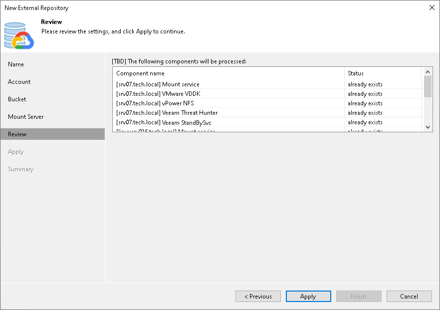 Step 6. Review Properties and Components